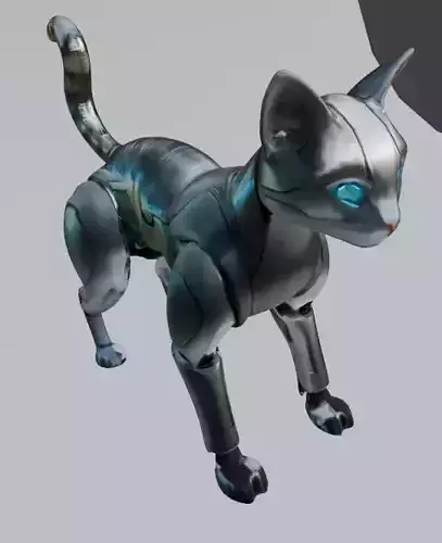 robotic cat  3D model