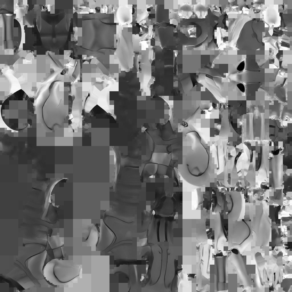 robotic cat  3D model_9