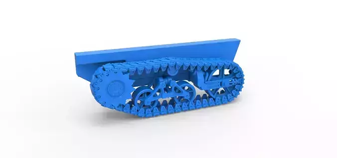 Track for Fun Short Monster tank Scale 1 to 25