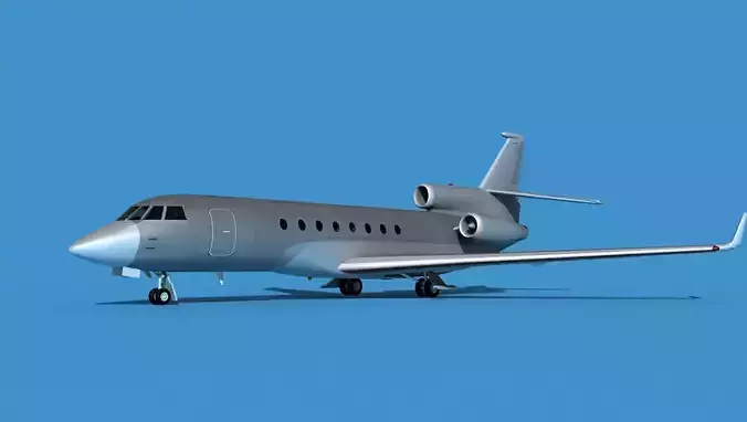 Dassault Falcon 50 V00 3D model