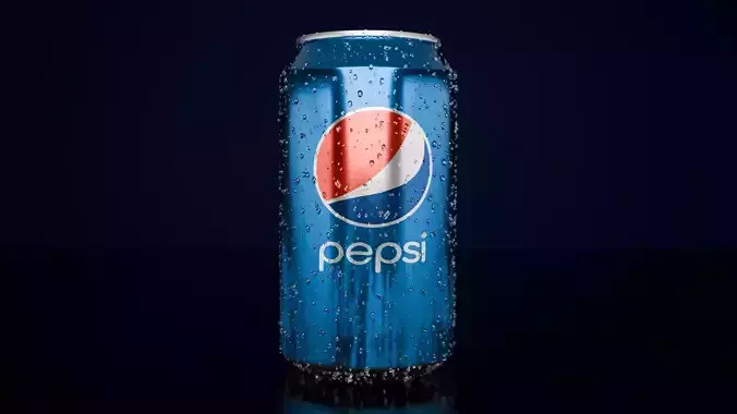 Realistic Pepsi can