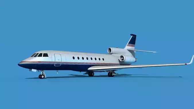 Dassault Falcon 50 V01 3D model
