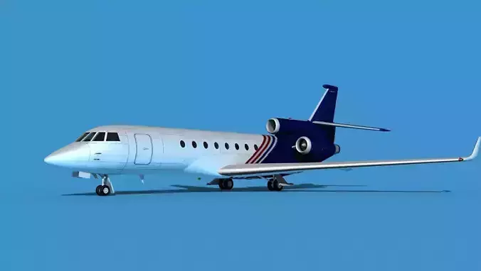 Dassault Falcon 50 V06 3D model