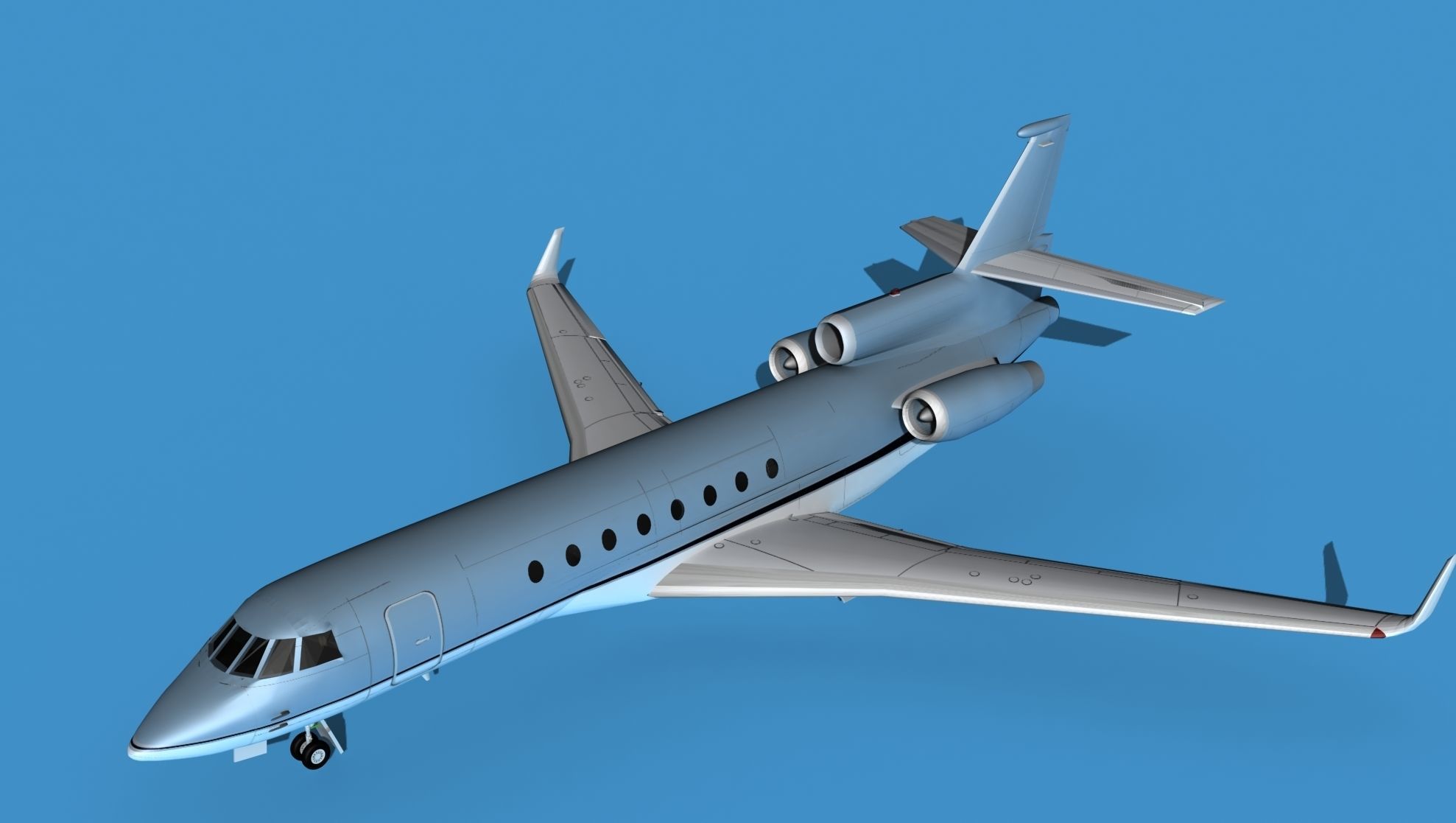 Dassault Falcon 50 V08 3D model_10