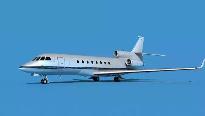 Dassault Falcon 50 V09 3D model