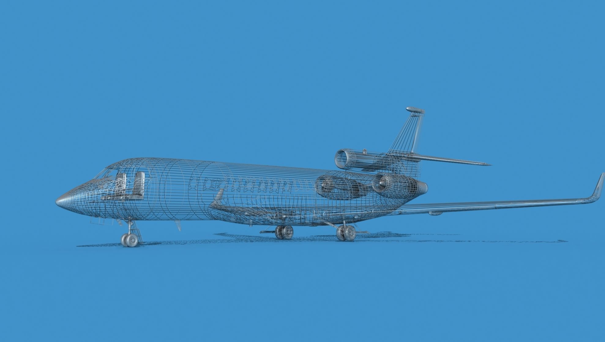Dassault Falcon 50 V10 3D model_11
