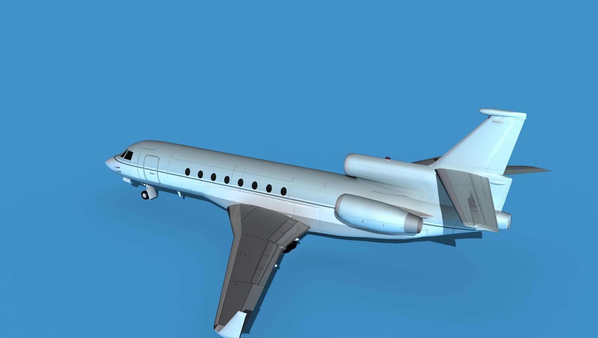 Dassault Falcon 50 V10 3D model_8