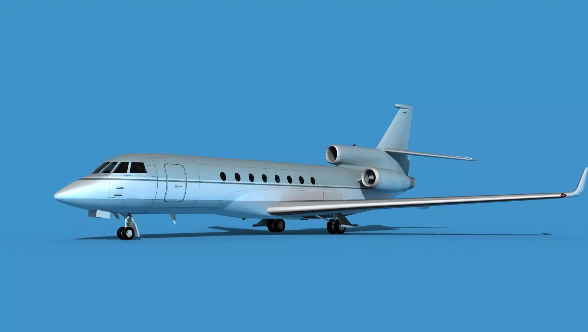 Dassault Falcon 50 V10 3D model_0