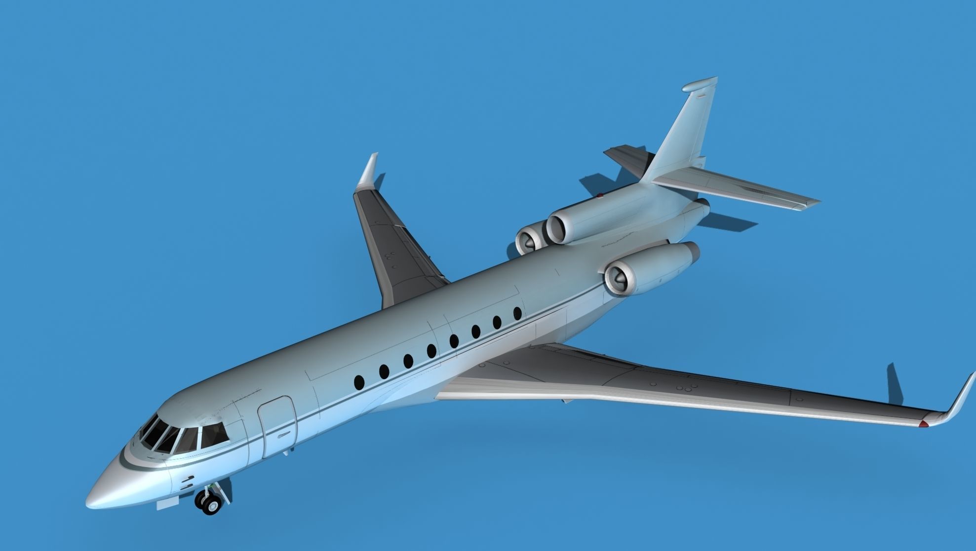 Dassault Falcon 50 V10 3D model_10