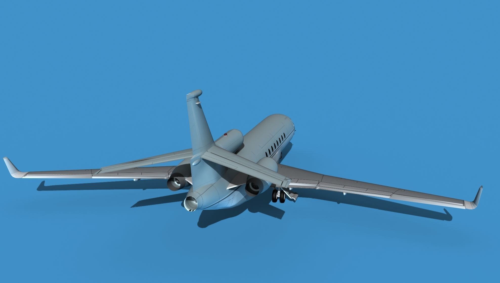 Dassault Falcon 50 V10 3D model_6