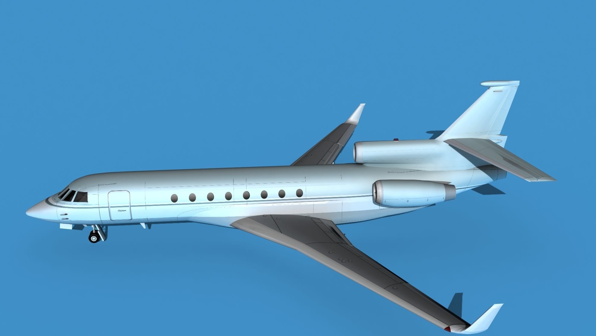 Dassault Falcon 50 V10 3D model_9