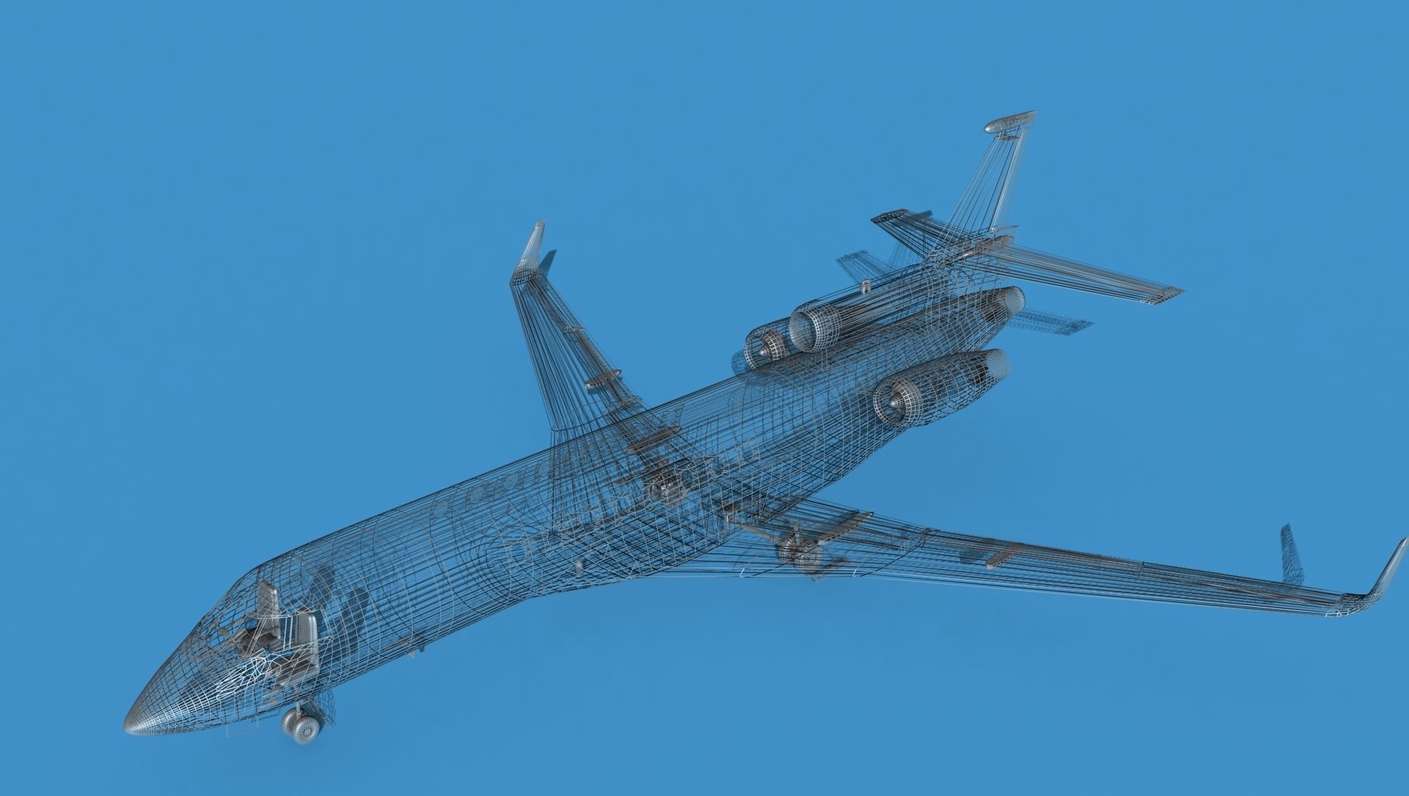 Dassault Falcon 50 V10 3D model_16