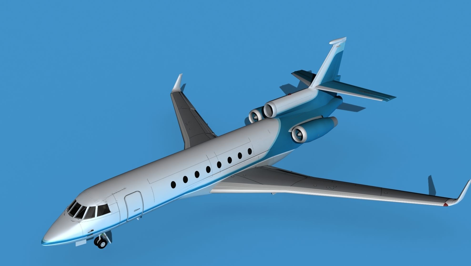 Dassault Falcon 50 V11 3D model_10