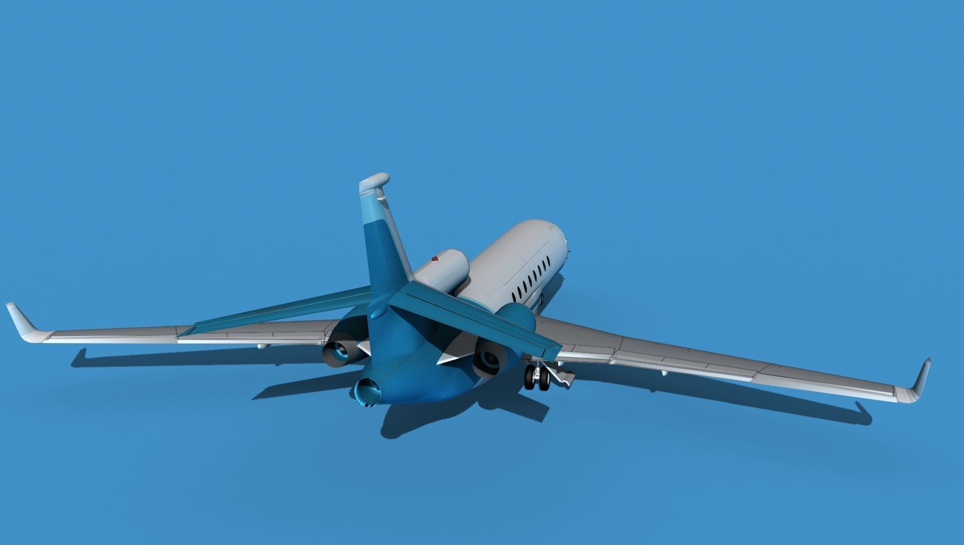 Dassault Falcon 50 V11 3D model_6