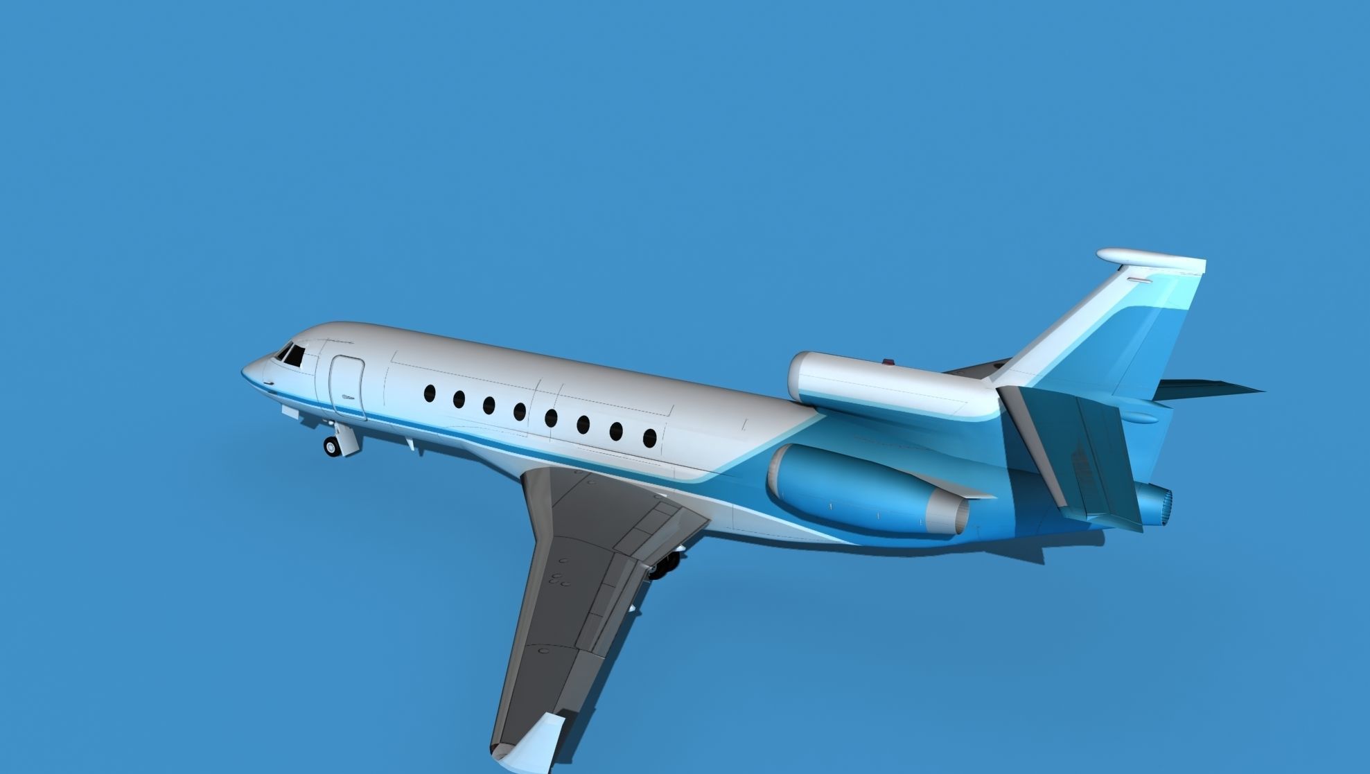Dassault Falcon 50 V11 3D model_8