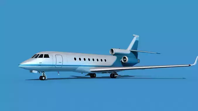 Dassault Falcon 50 V11 3D model