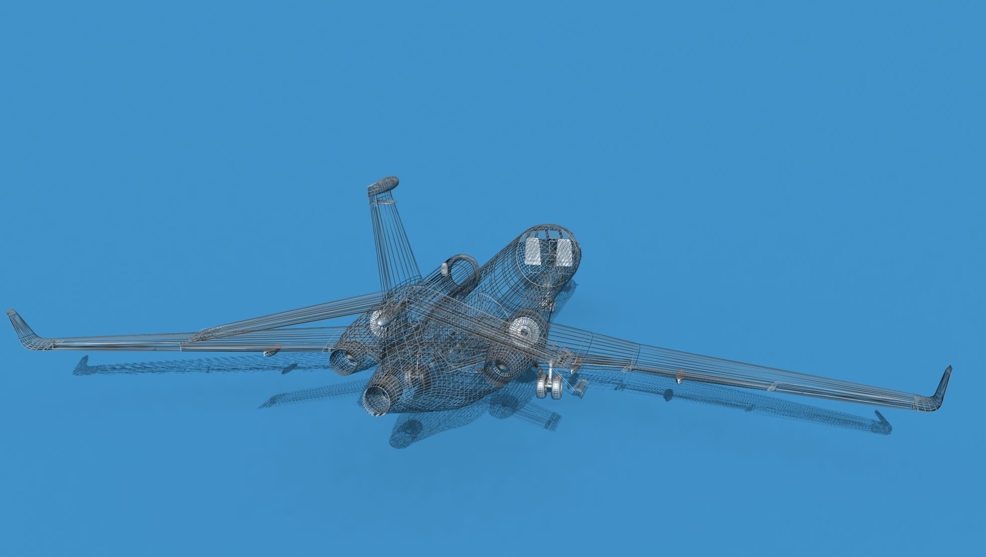 Dassault Falcon 50 V12 3D model_14