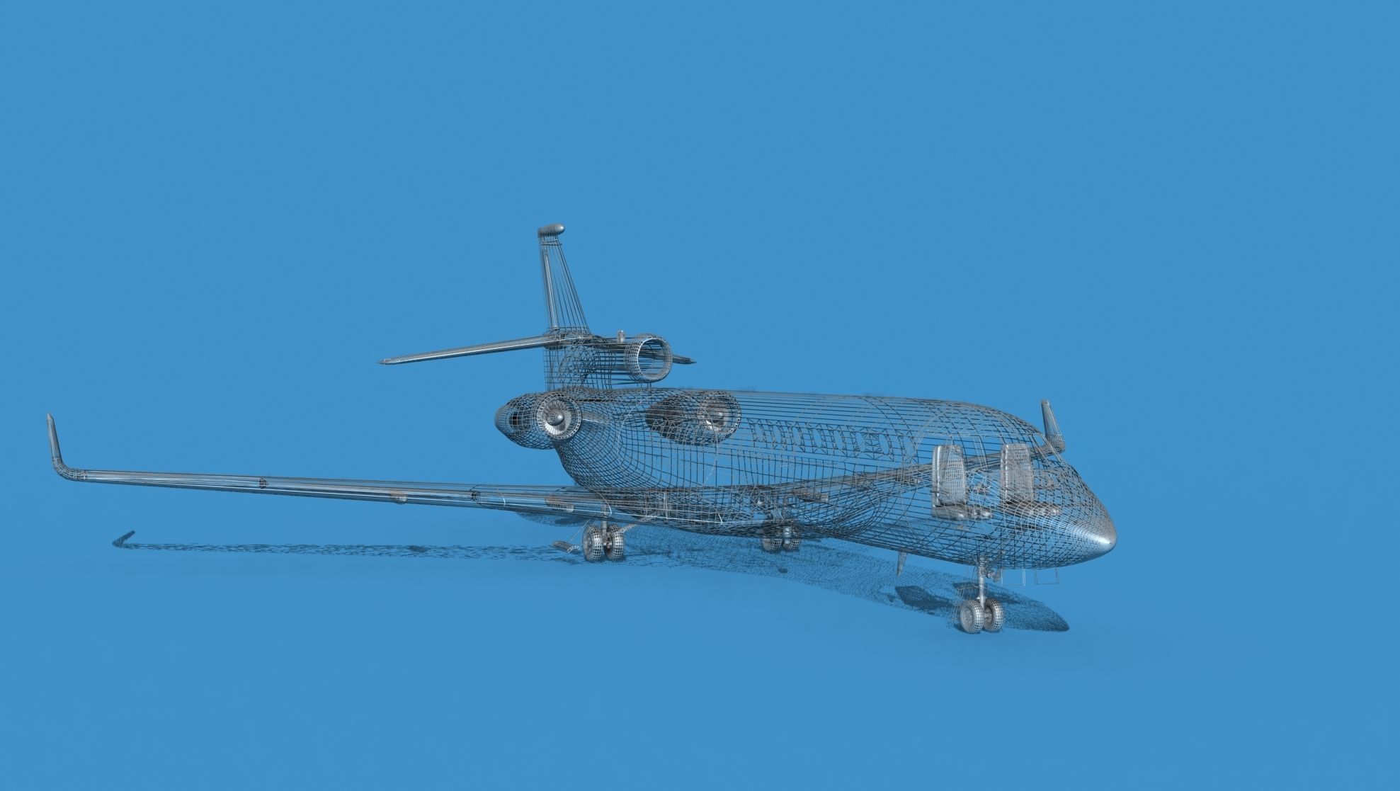 Dassault Falcon 50 V12 3D model_12