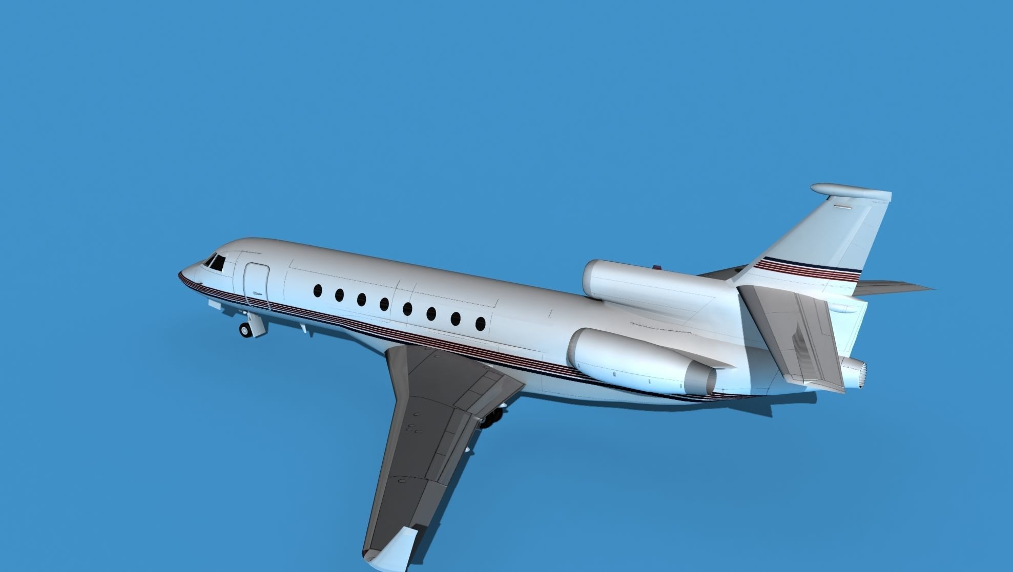 Dassault Falcon 50 V12 3D model_8