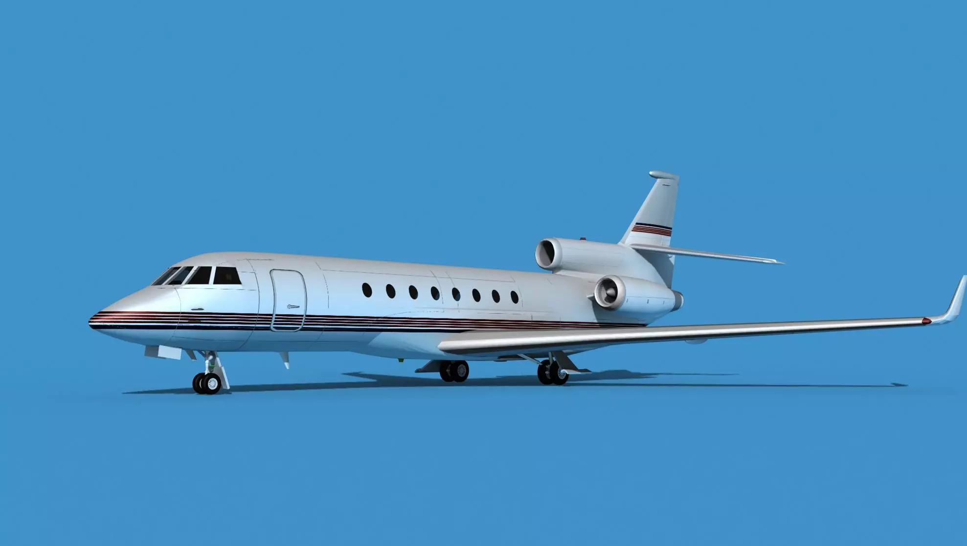 Dassault Falcon 50 V12 3D model_0