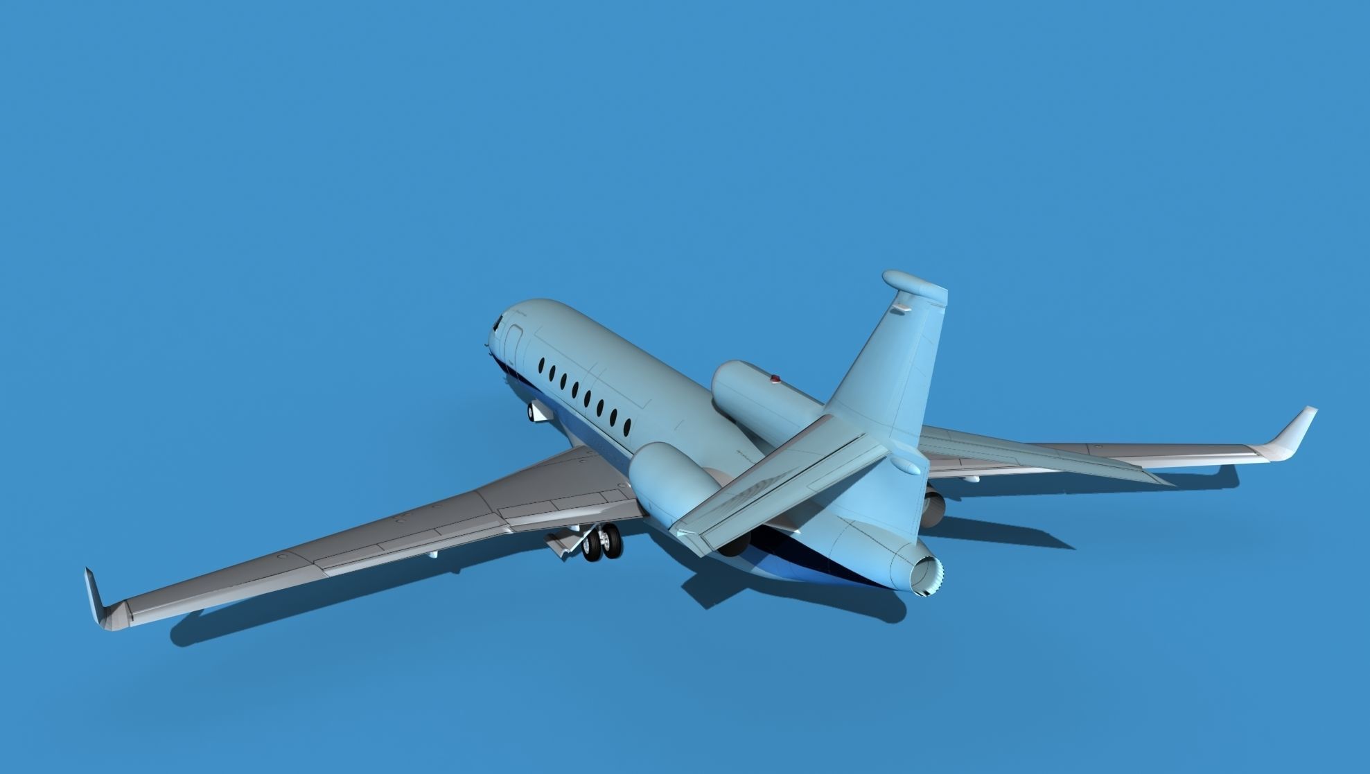 Dassault Falcon 50 V13 3D model_7