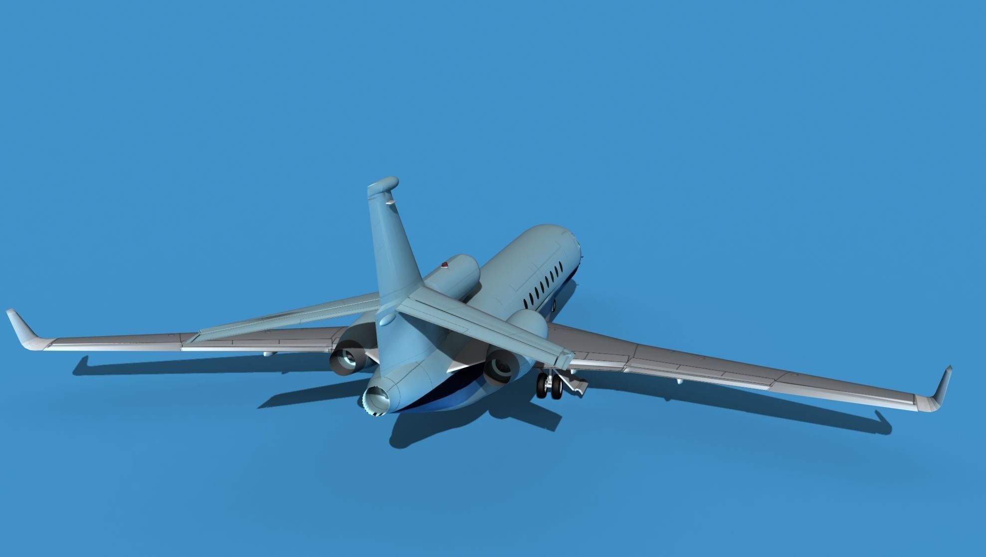 Dassault Falcon 50 V13 3D model_6