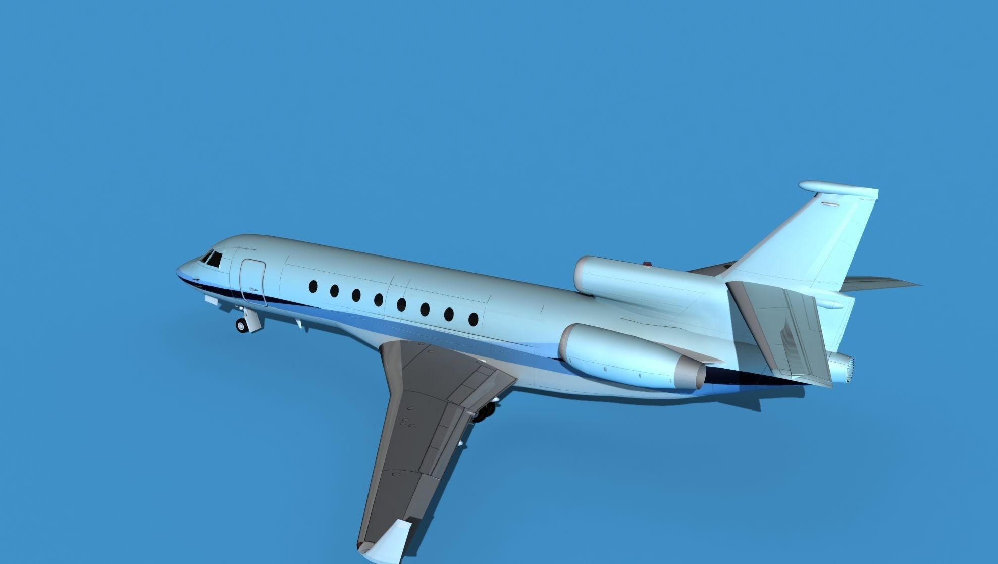 Dassault Falcon 50 V13 3D model_8