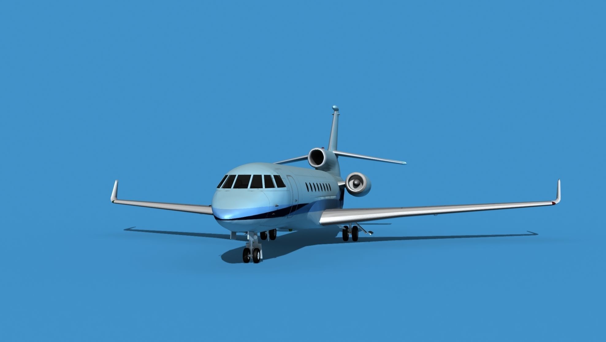 Dassault Falcon 50 V13 3D model_1