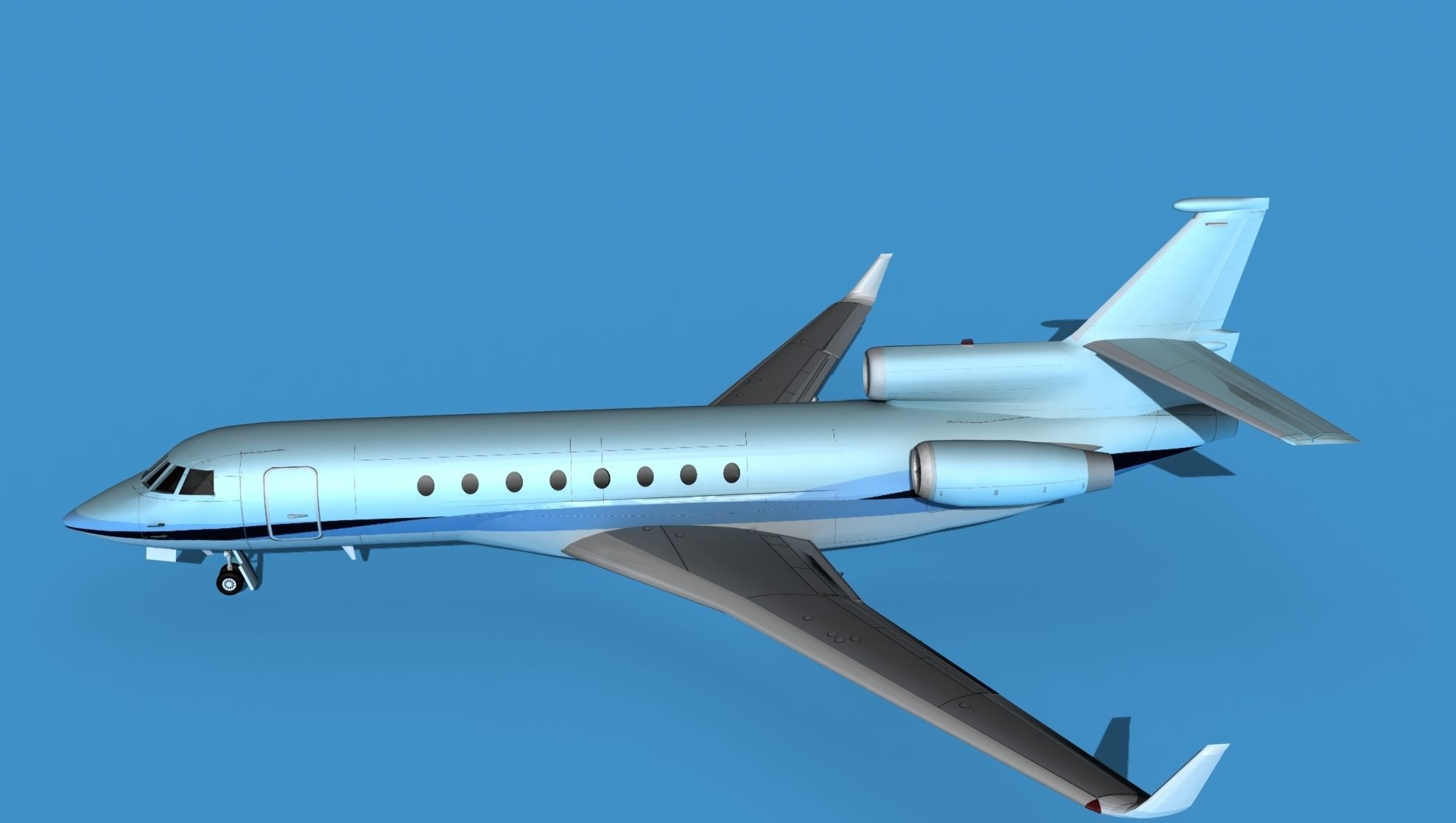 Dassault Falcon 50 V13 3D model_9
