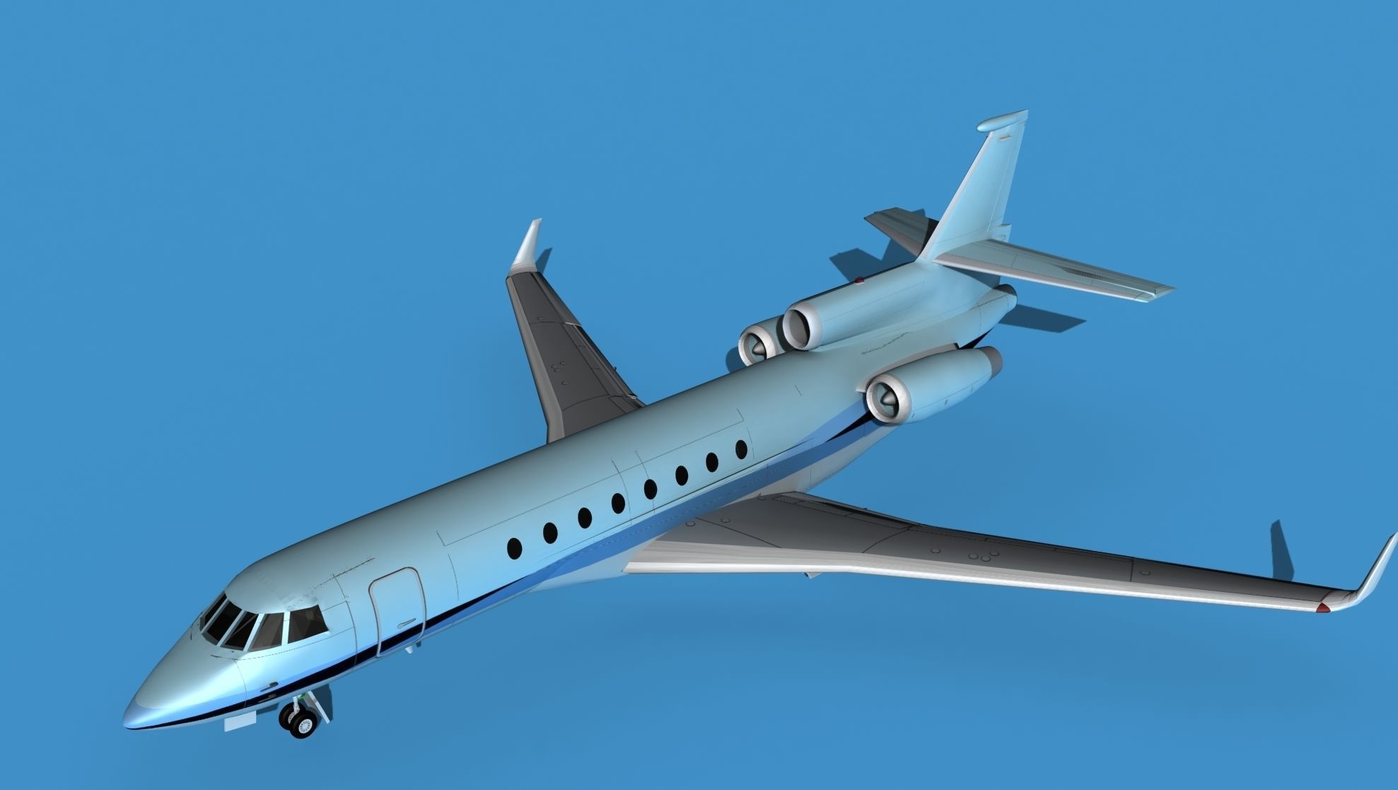 Dassault Falcon 50 V13 3D model_10