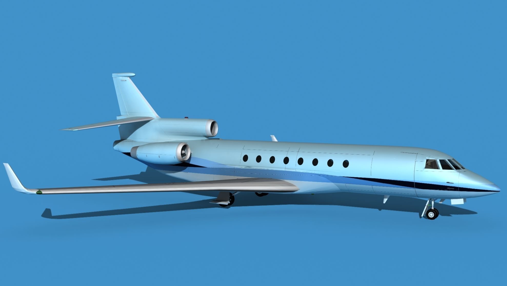 Dassault Falcon 50 V13 3D model_3