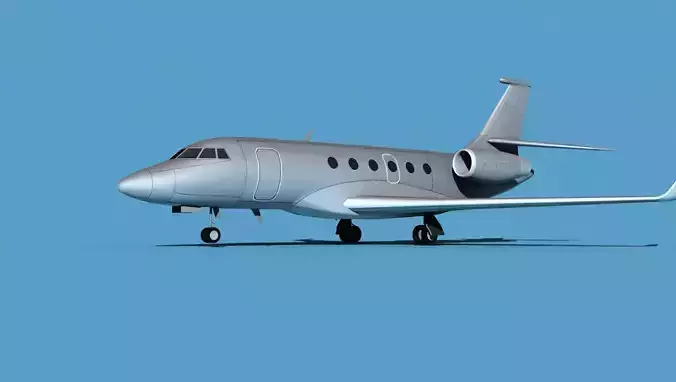 Dassault Falcon 2000 V00 3D model