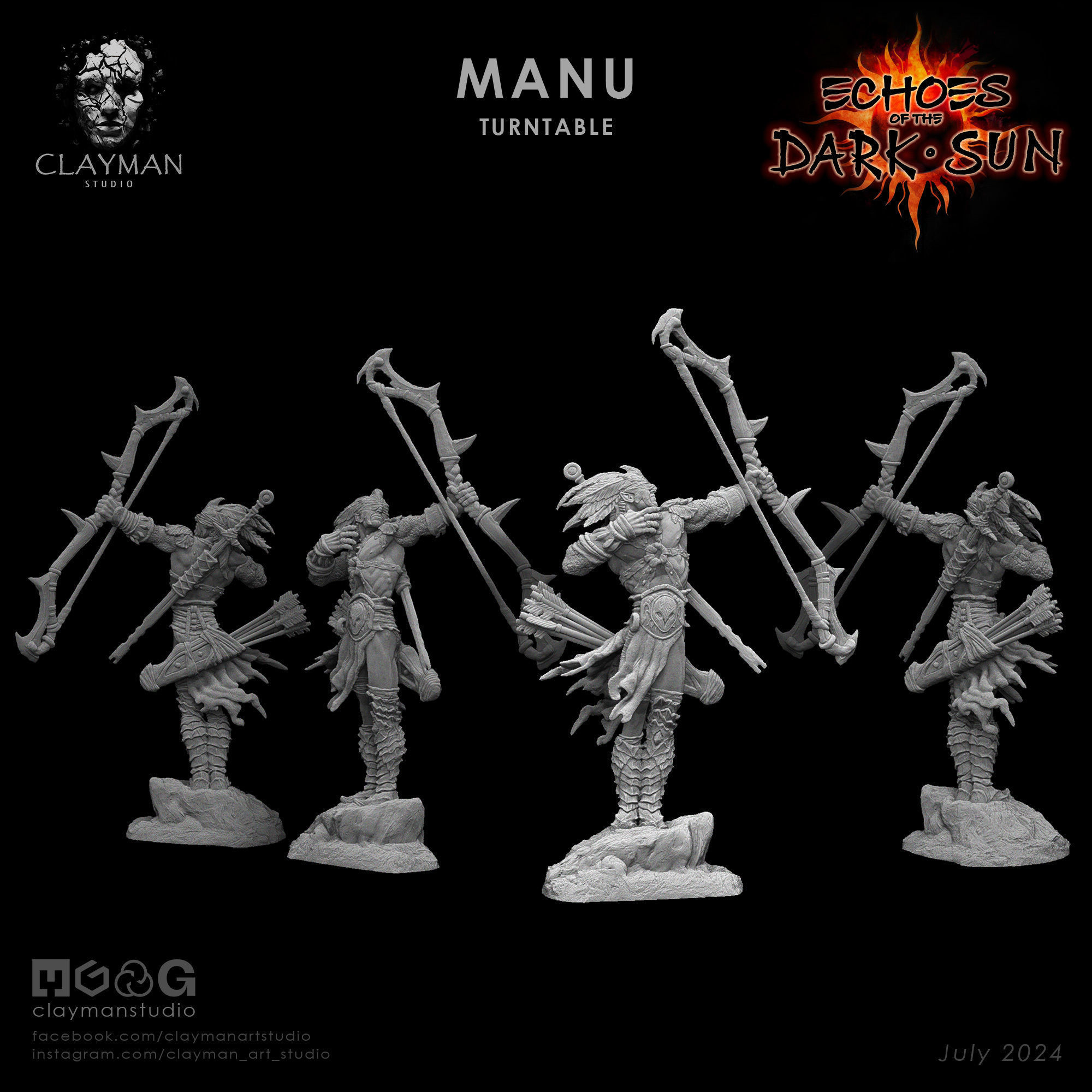 Manu - 32mm - 75mm - 348mm 3D print model_2