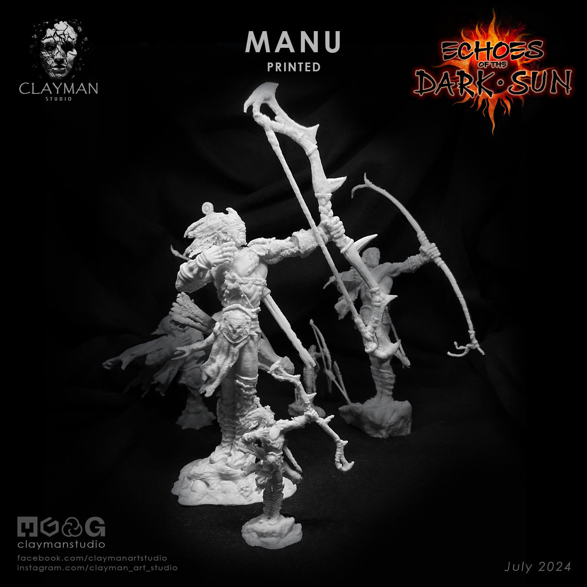 Manu - 32mm - 75mm - 348mm 3D print model_7