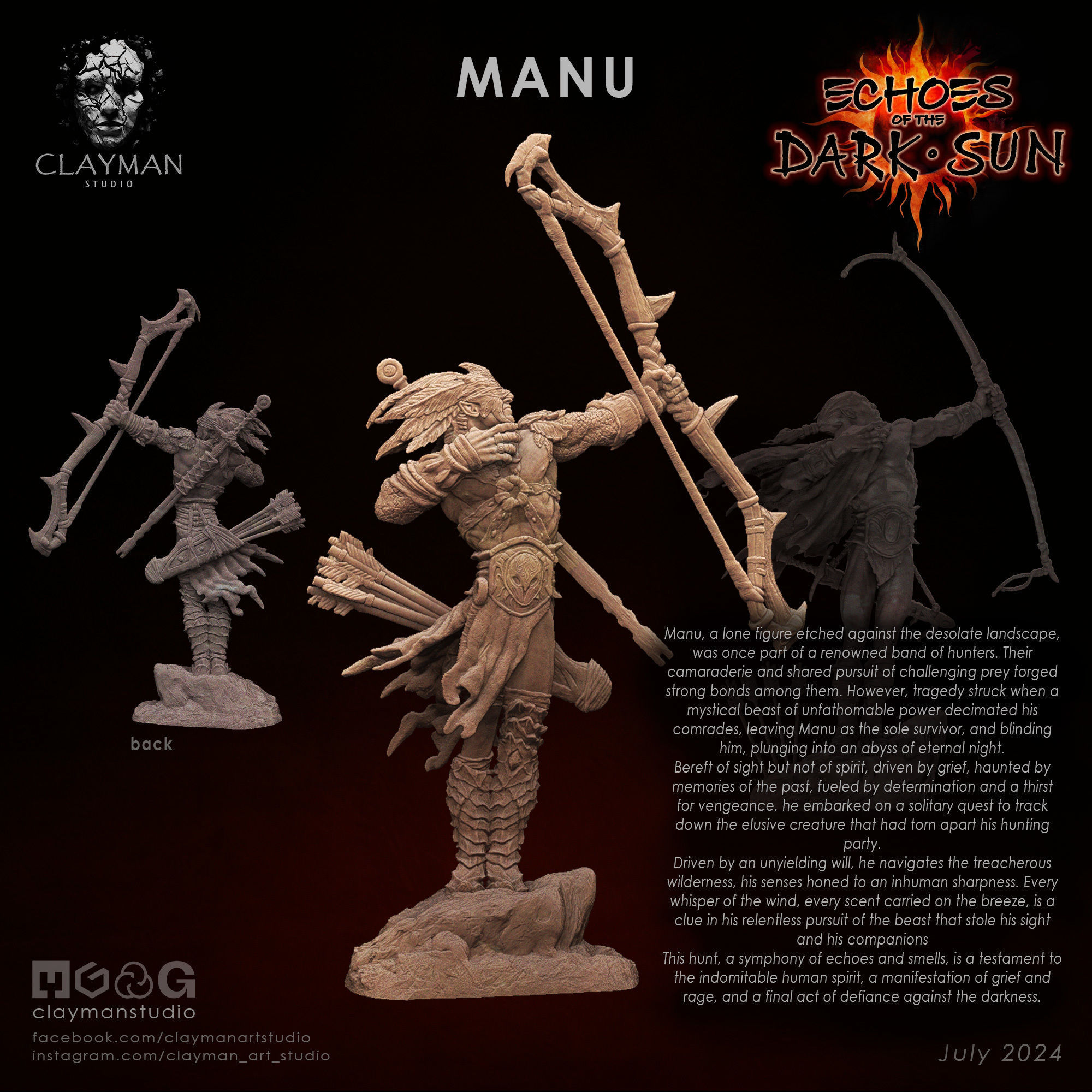 Manu - 32mm - 75mm - 348mm 3D print model_1
