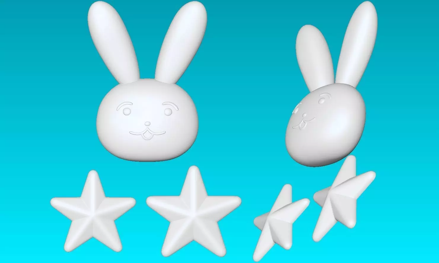 OSHI NO KO AI RABBIT Free 3D print model