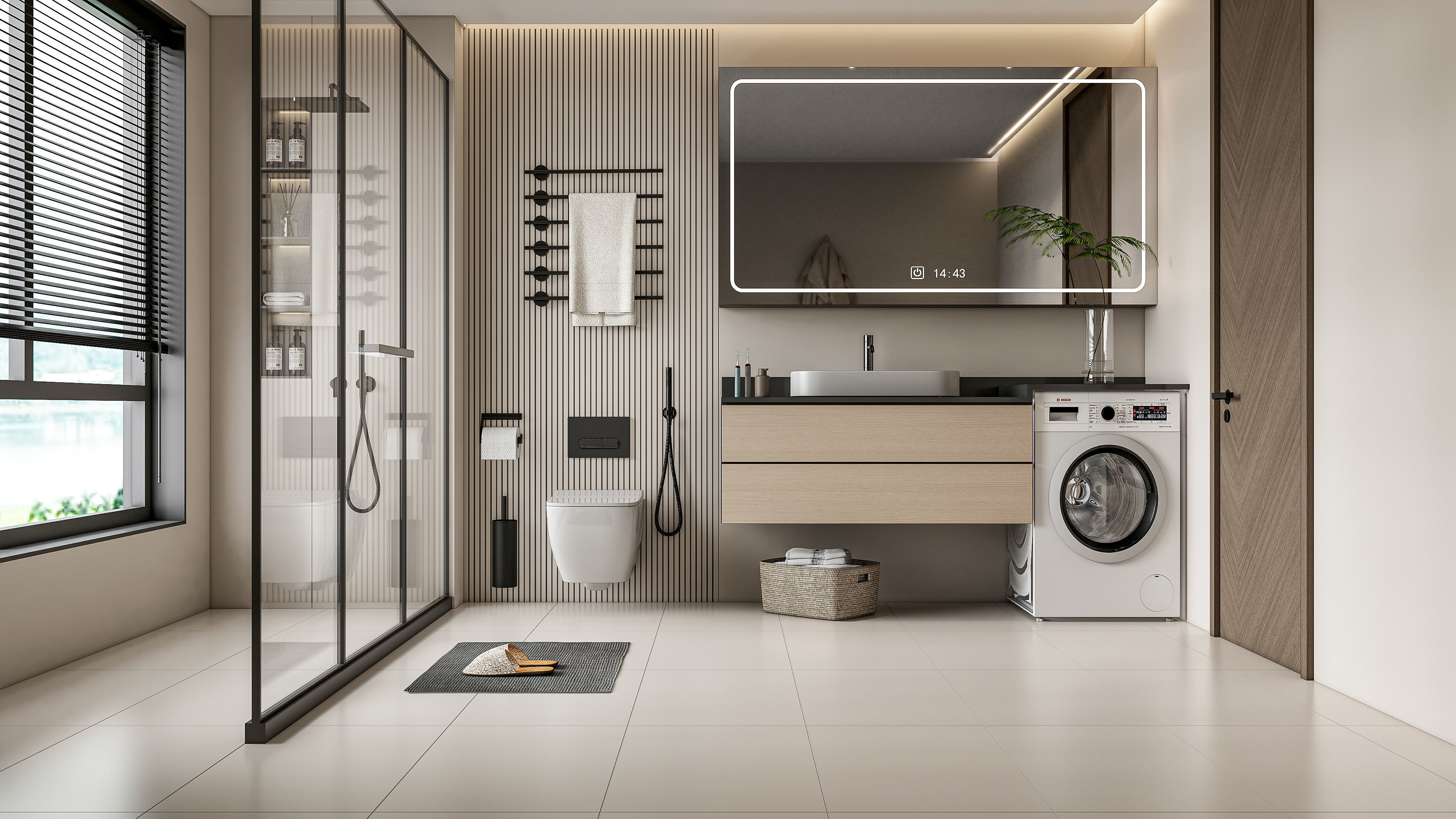 Bathroom 34 3D model_2