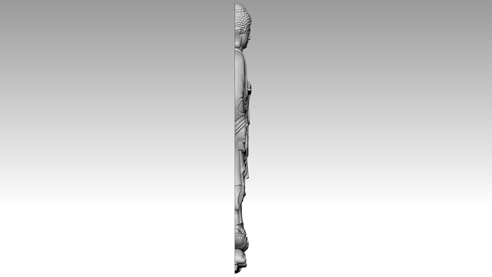 Buddha reliefs 3D print model_7