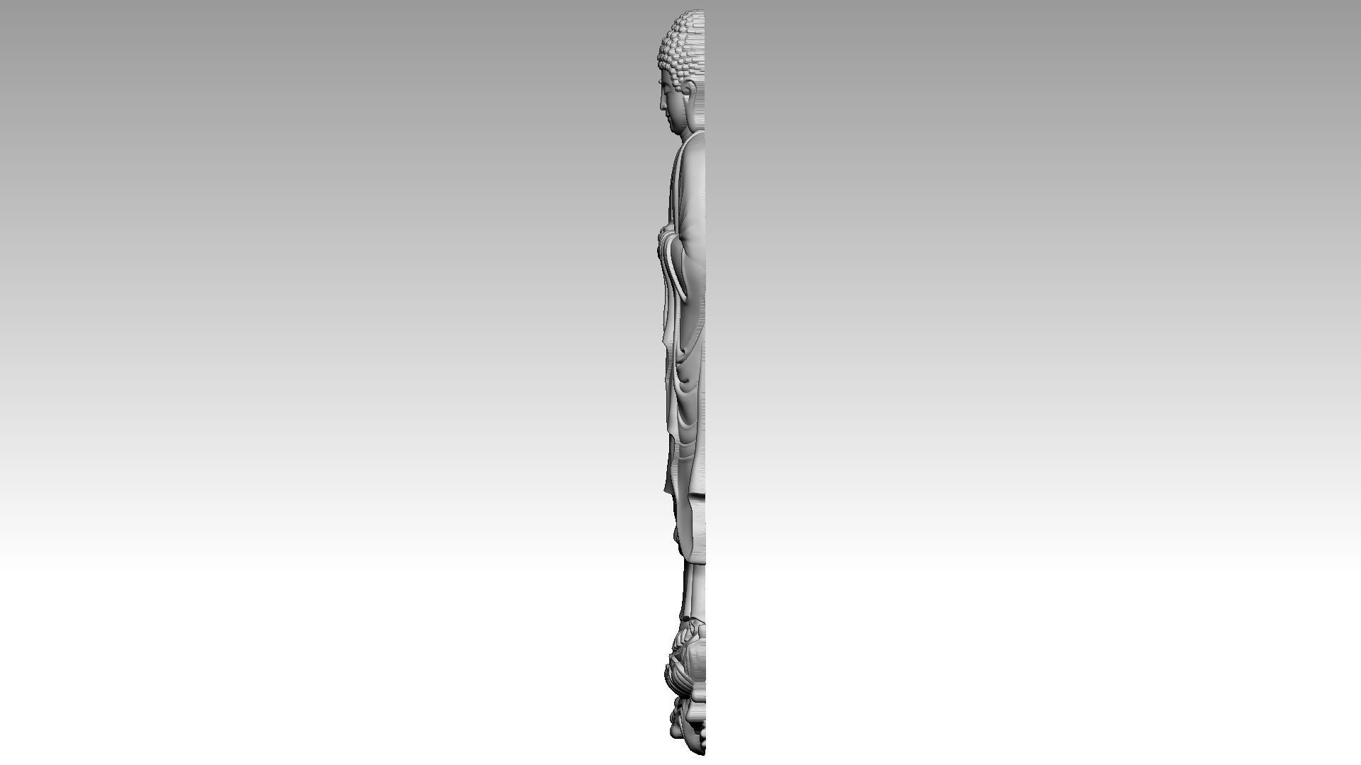 Buddha reliefs 3D print model_3