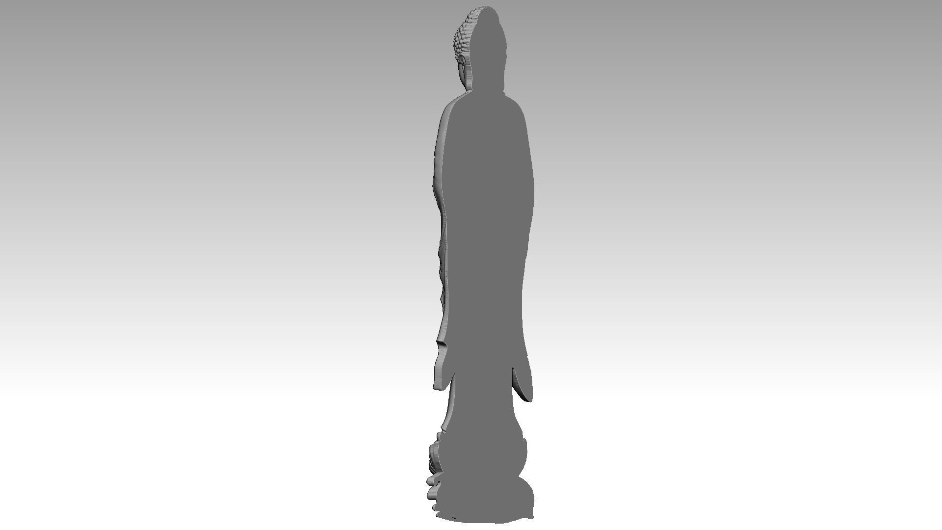 Buddha reliefs 3D print model_4
