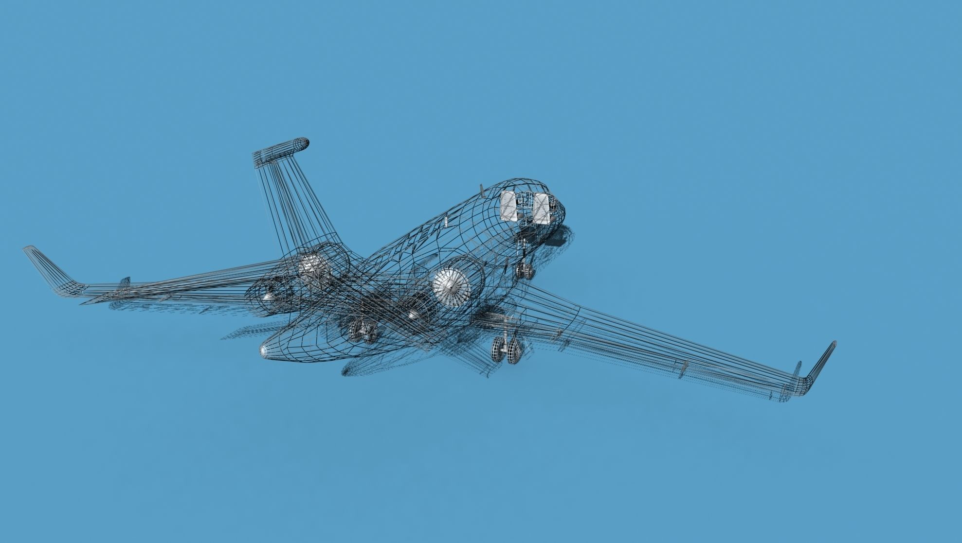 Dassault Falcon 2000 V01 3D model_14