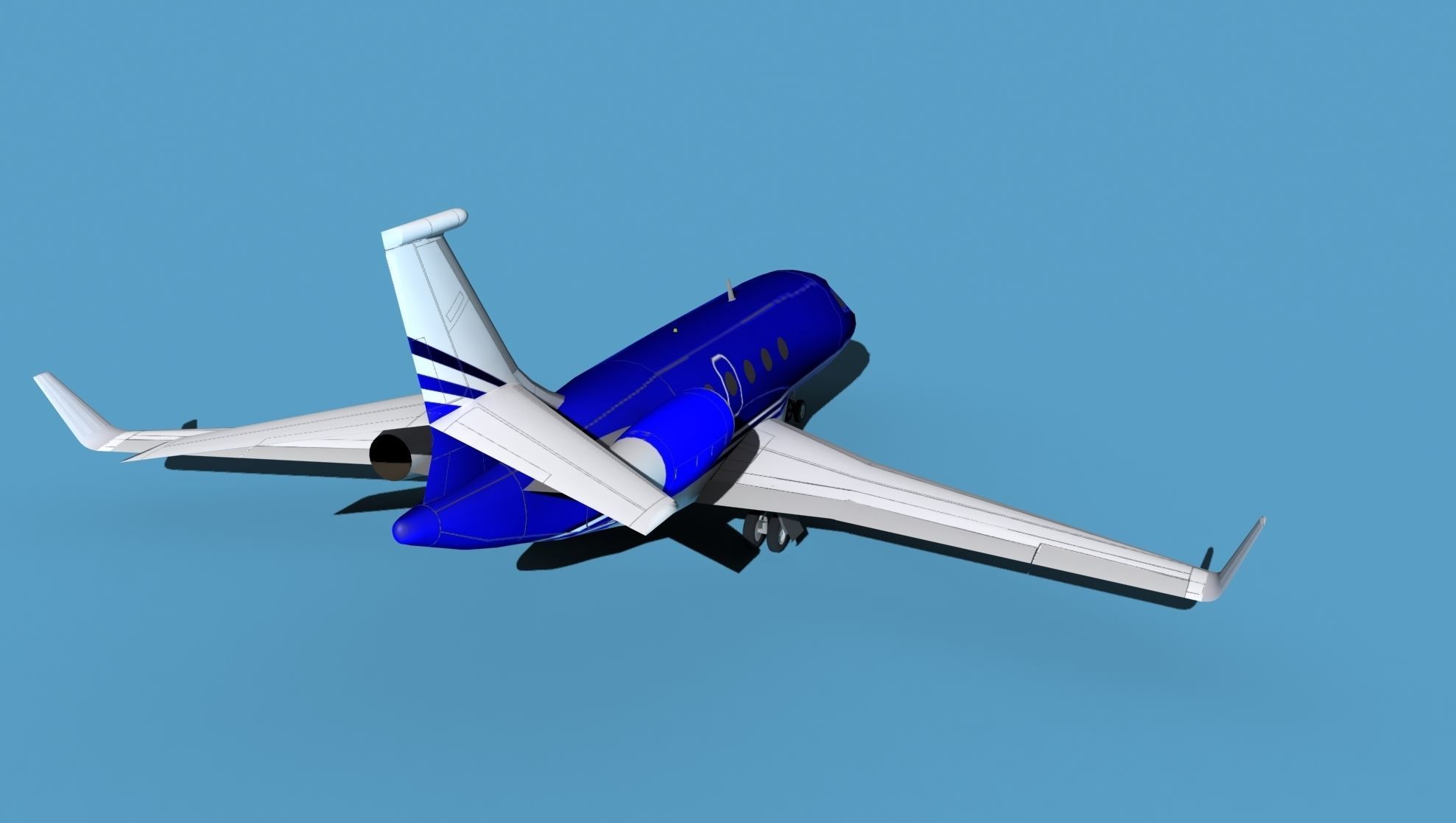 Dassault Falcon 2000 V01 3D model_6