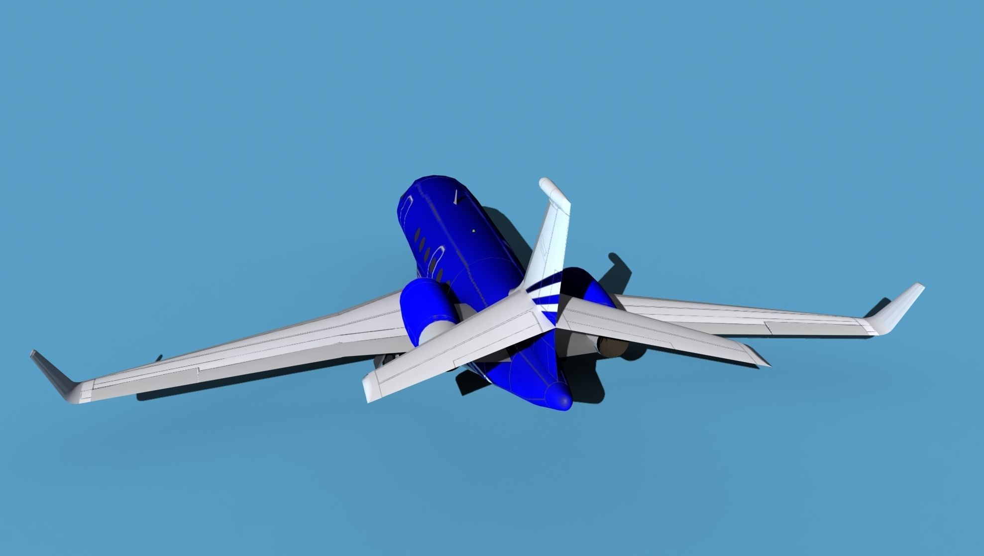 Dassault Falcon 2000 V01 3D model_7