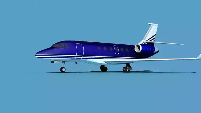 Dassault Falcon 2000 V01 3D model