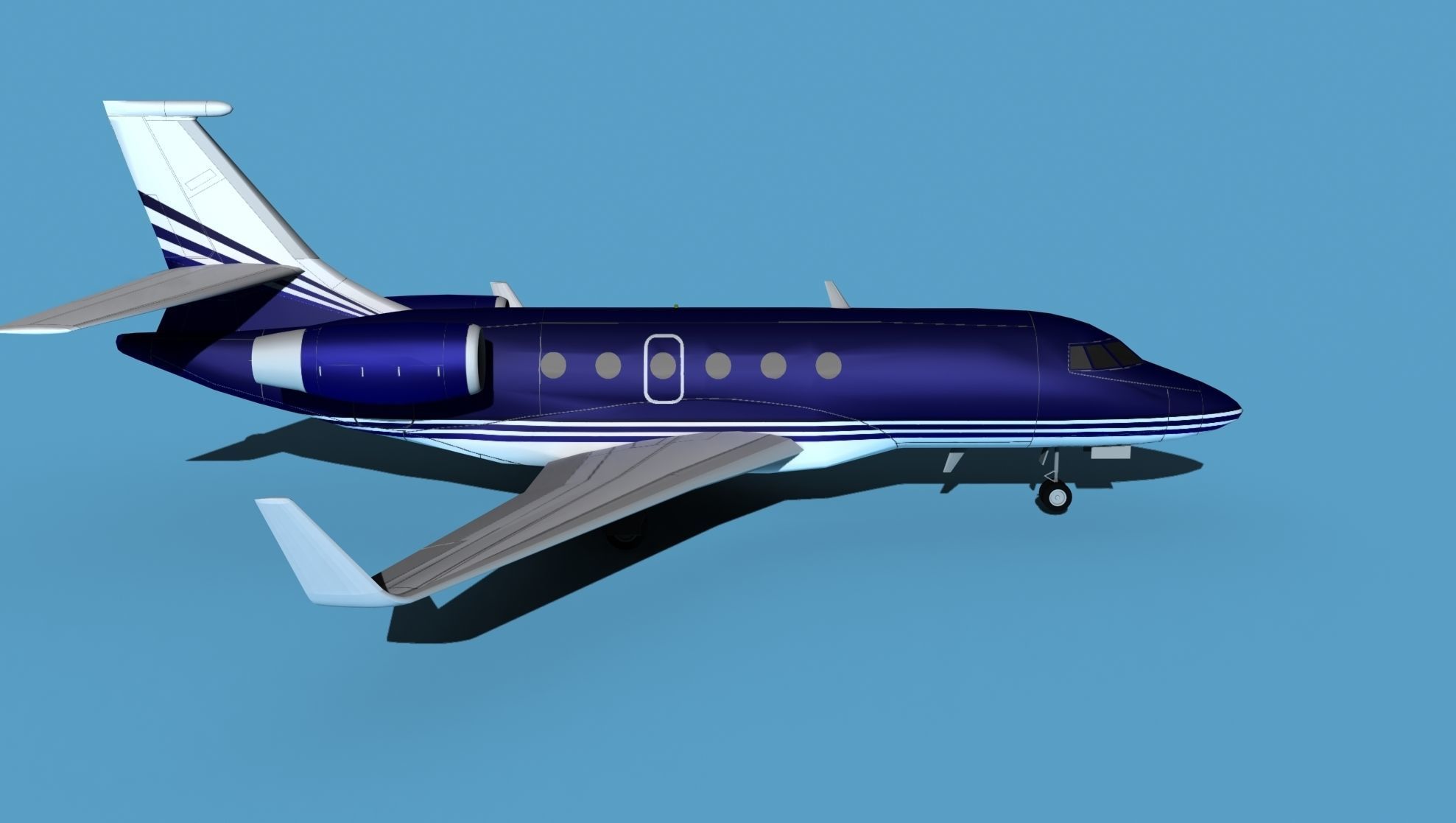 Dassault Falcon 2000 V01 3D model_4