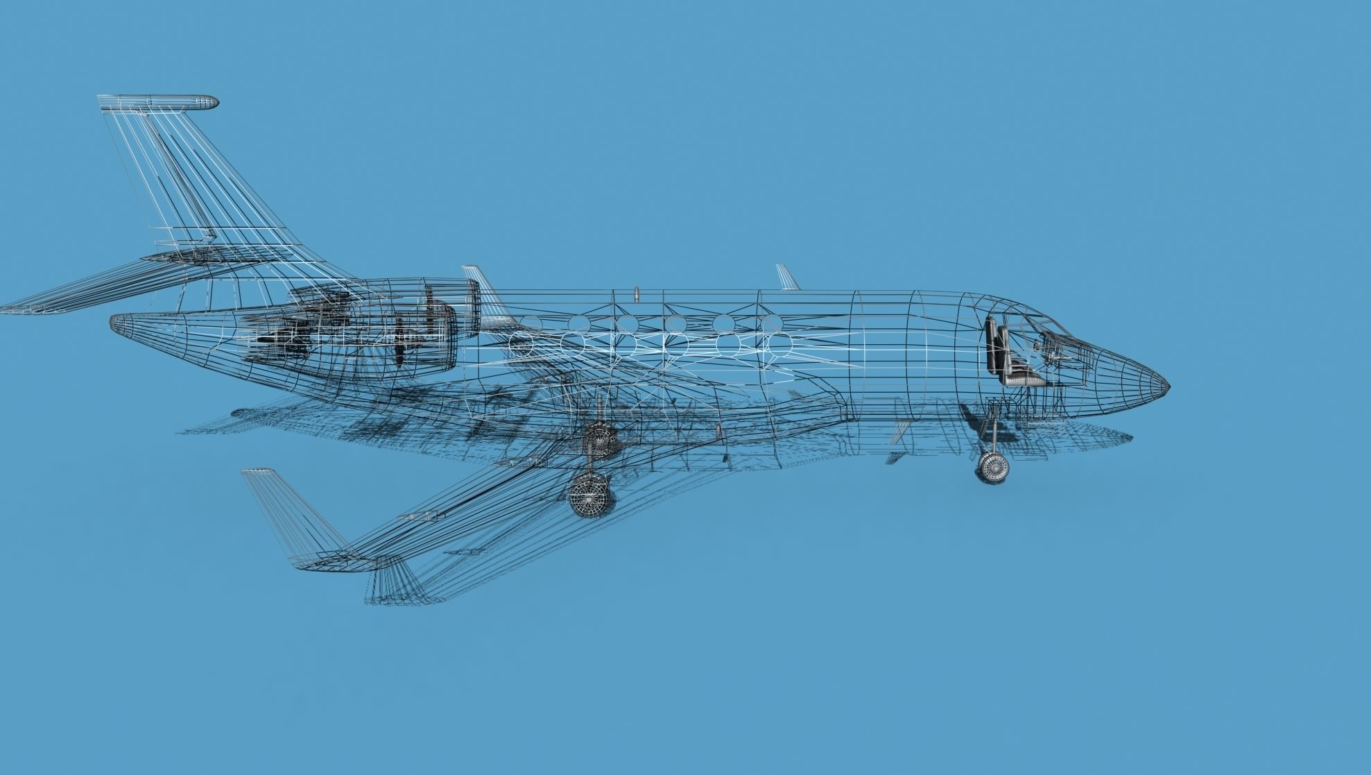 Dassault Falcon 2000 V01 3D model_13