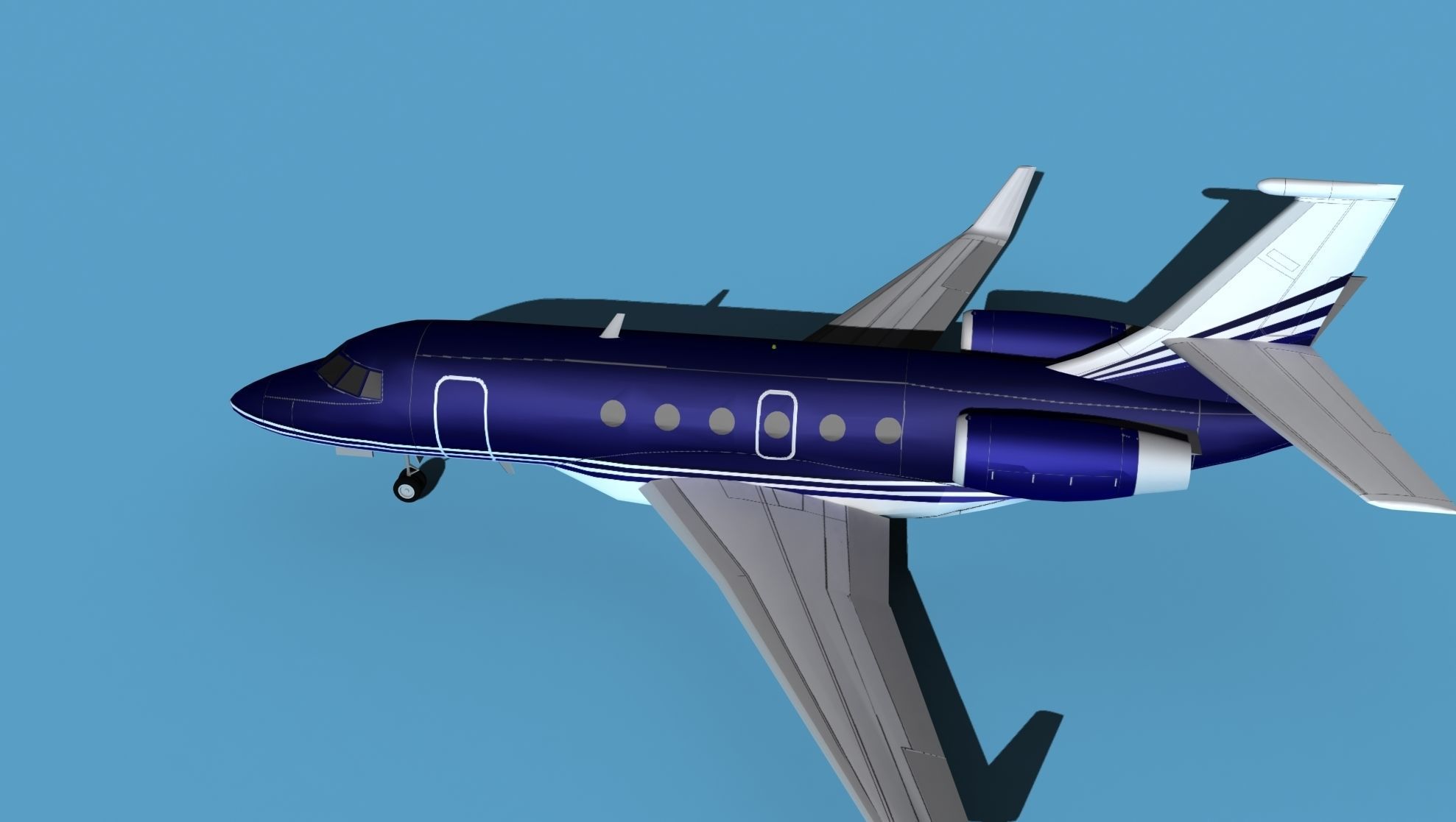 Dassault Falcon 2000 V01 3D model_9