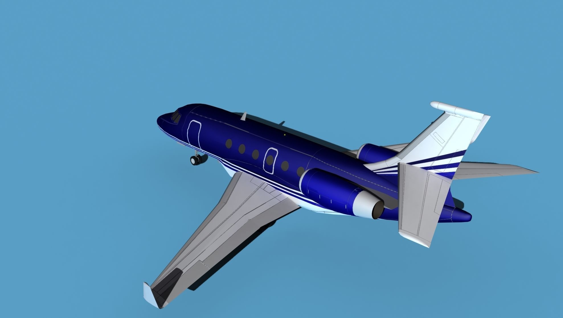 Dassault Falcon 2000 V01 3D model_8