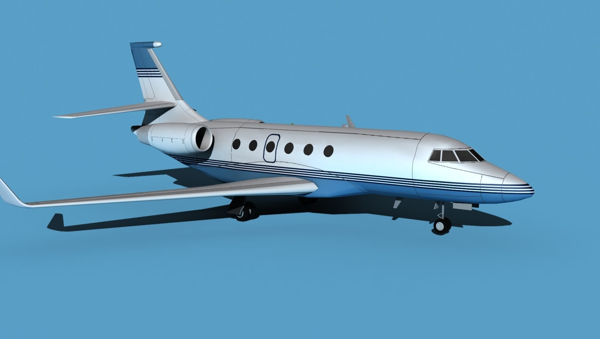 Dassault Falcon 2000 V02 3D model_3