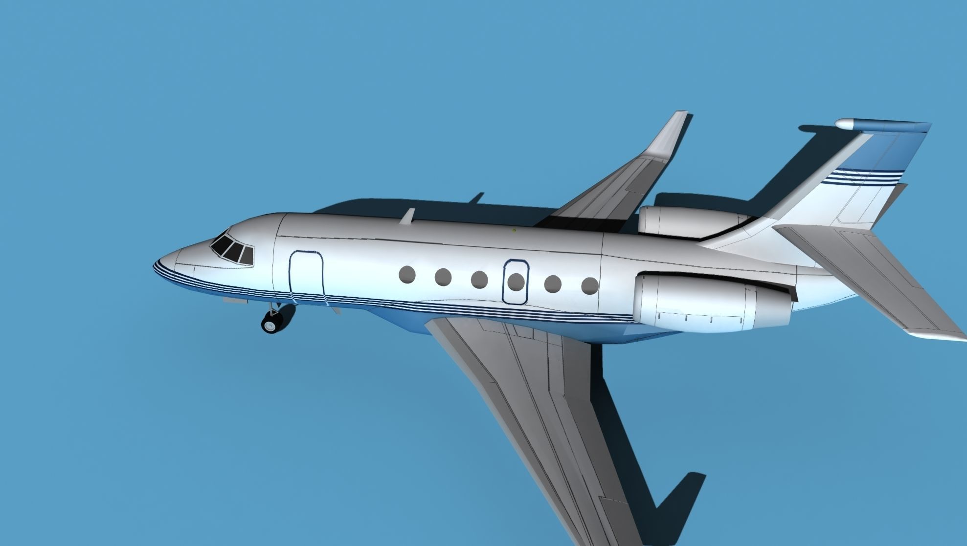 Dassault Falcon 2000 V02 3D model_9